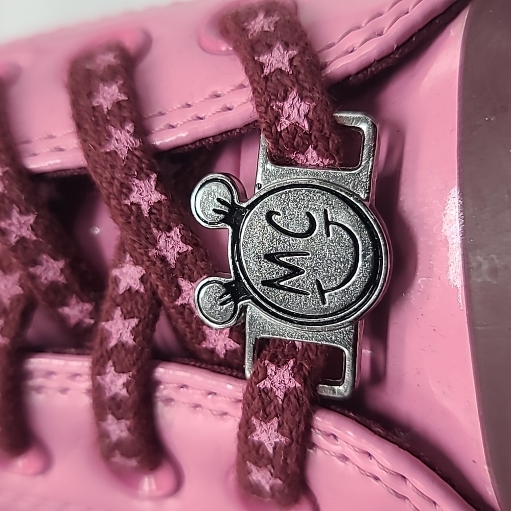 Converse Ctas Miley Cyrus  Patent Pink Dark Burgundy - Picture 8 of 8